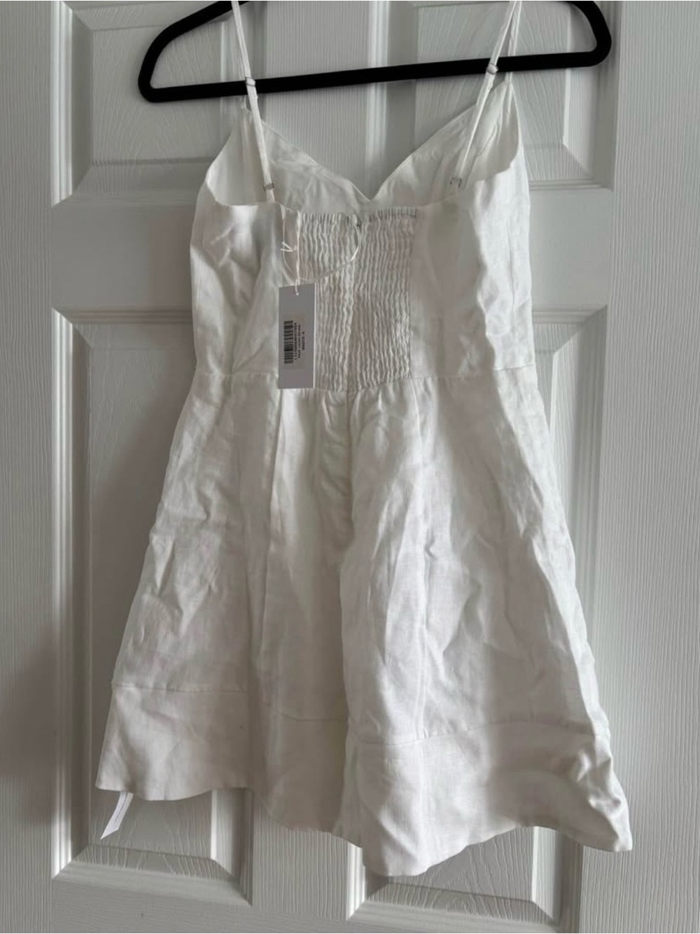 Reformation Holy Linen Dress White - Picture 4 of 5